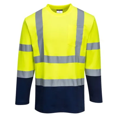 S280 - Tricou bicolor Comfort cu mâneci lungi / Portwest / Tricouri, bluze, cămăși