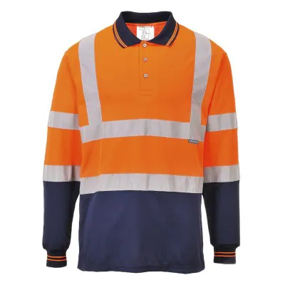S279 - Tricou Polo Two-Tone cu mâneci lungi / Portwest / Tricouri, bluze, cămăși