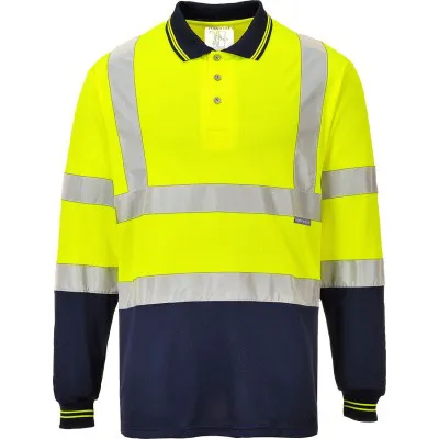 S279 - Tricou Polo Two-Tone cu mâneci lungi / Portwest / Tricouri, bluze, cămăși