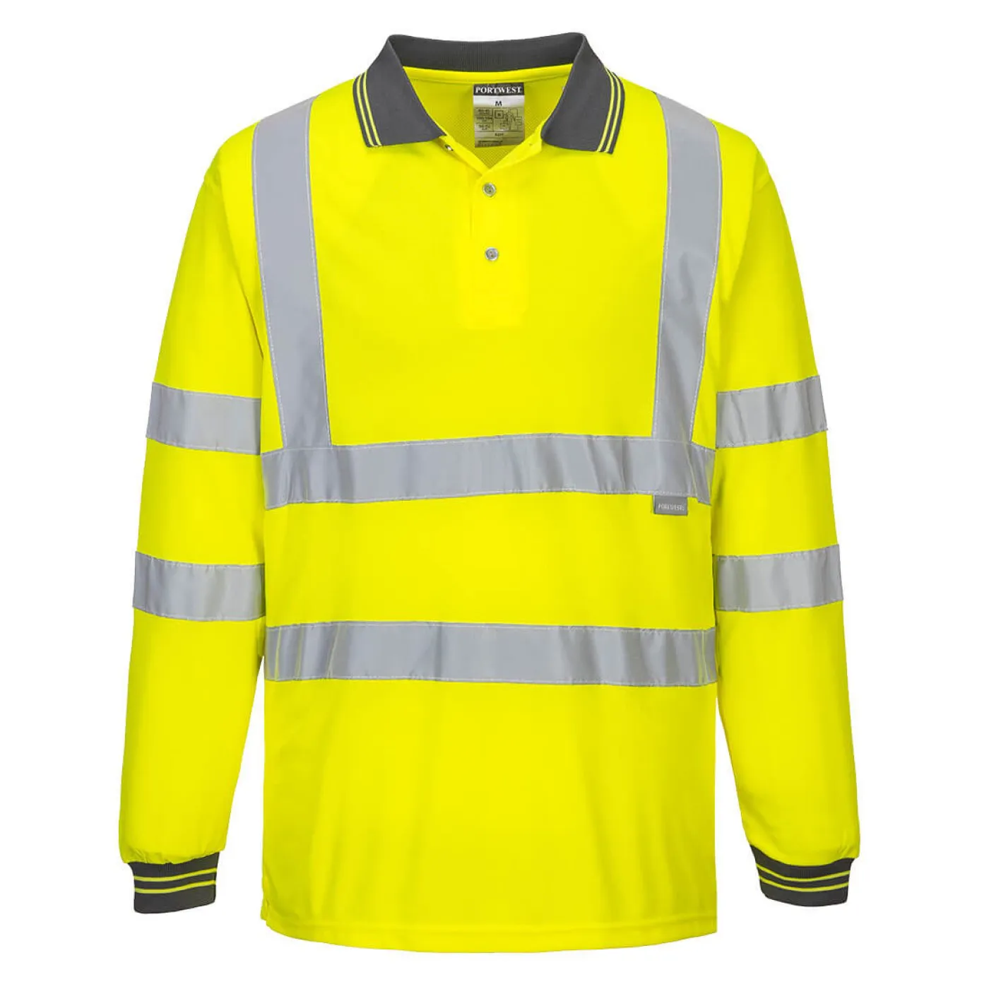 S277 - Tricou Polo HiVis cu mâneci lungi / Portwest / Tricouri, bluze, cămăși