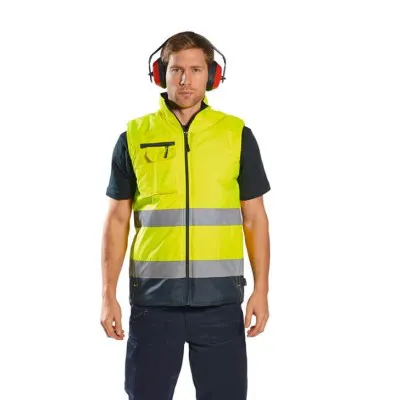S267 - Vestă termică HI VIS bicoloră / Portwest / Veste de lucru și de semnalizare