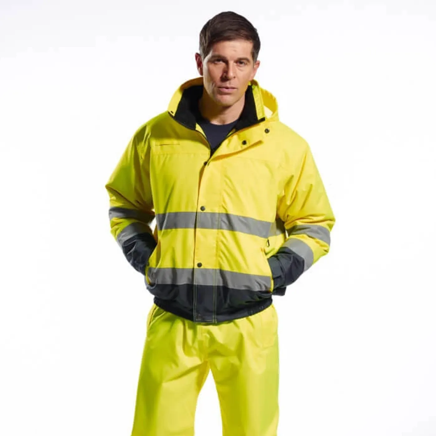 S266 - Jacheta Bomber HiVis bicoloră / Portwest / Jachete și geci