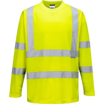 S178 - Tricou cu mâneci lungi Hi-Vis / Portwest / Tricouri, bluze, cămăși
