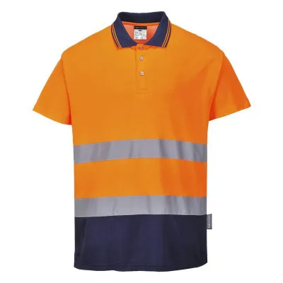 S174 - Tricou Polo Bumbac Confort Bicolor / Portwest / Tricouri, bluze, cămăși