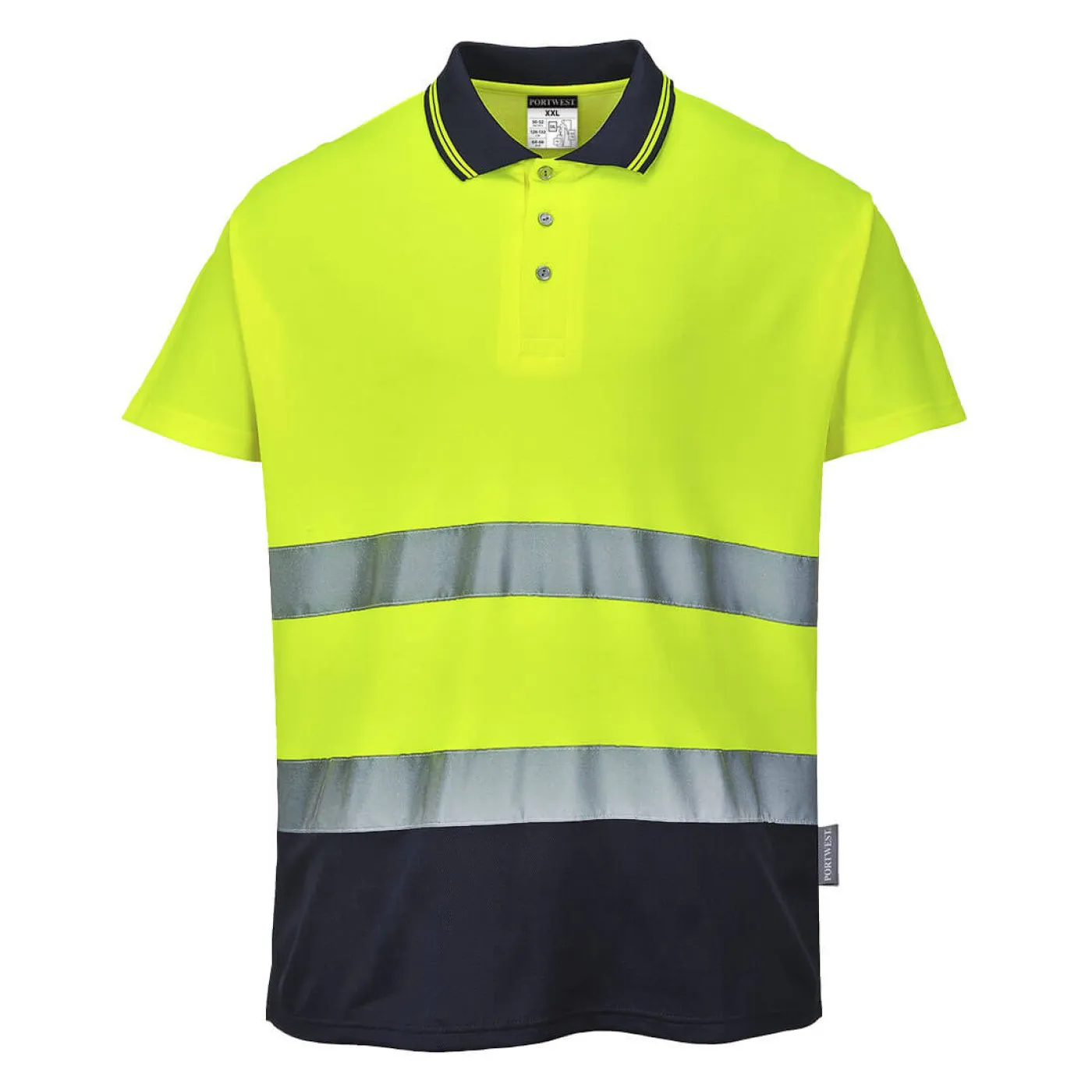 S174 - Tricou Polo Bumbac Confort Bicolor / Portwest / Tricouri, bluze, cămăși