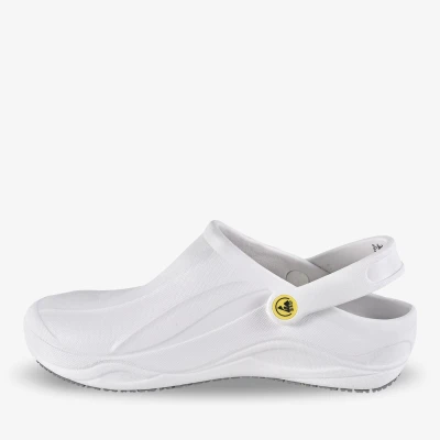 Saboți de lucru SMOOTH OB SRC E ESD A / Safety Jogger / Sandale de protecție, saboți de lucru, galoși din PVC