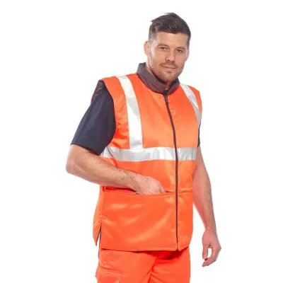 RT44 - Vestă termică reversibilă Hi-Vis RIS / Portwest / Veste de lucru și de semnalizare