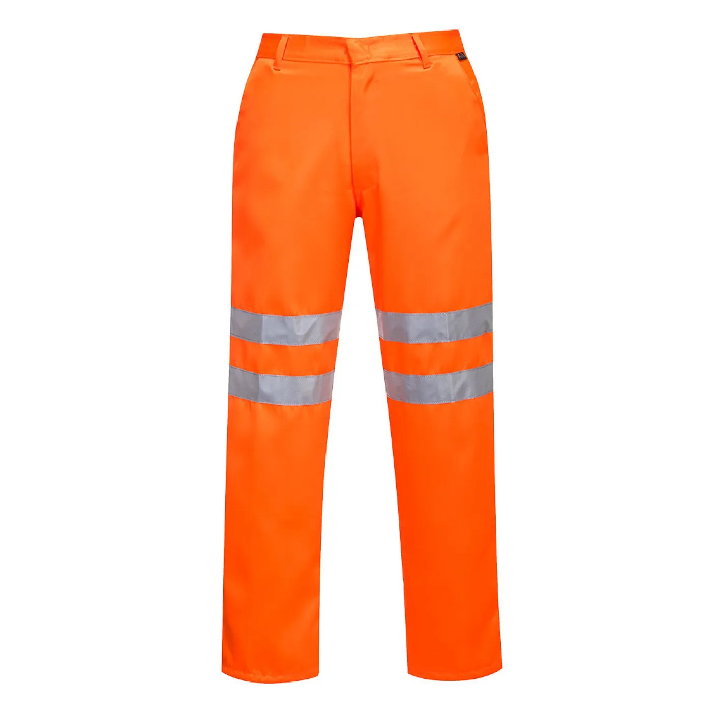 RT45 - Pantalon HiVis Poli-bumbac RIS / Portwest / Pantaloni, salopete, colanți