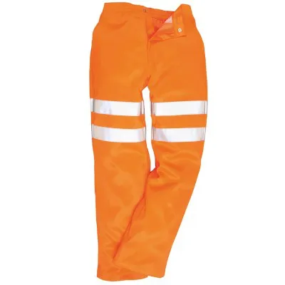 RT45 - Pantalon HiVis Poli-bumbac RIS / Portwest / Pantaloni, salopete, colanți