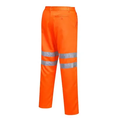 RT45 - Pantalon HiVis Poli-bumbac RIS / Portwest / Pantaloni, salopete, colanți