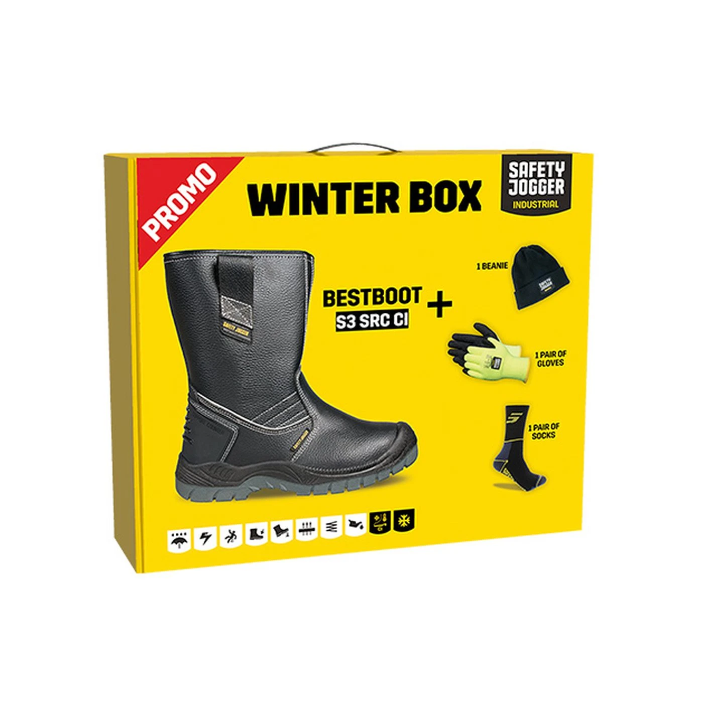 Pachet promo WINTER BOX BESTBOOT S3 CI SRC / Safety Jogger / Cizme de protecție și de lucru