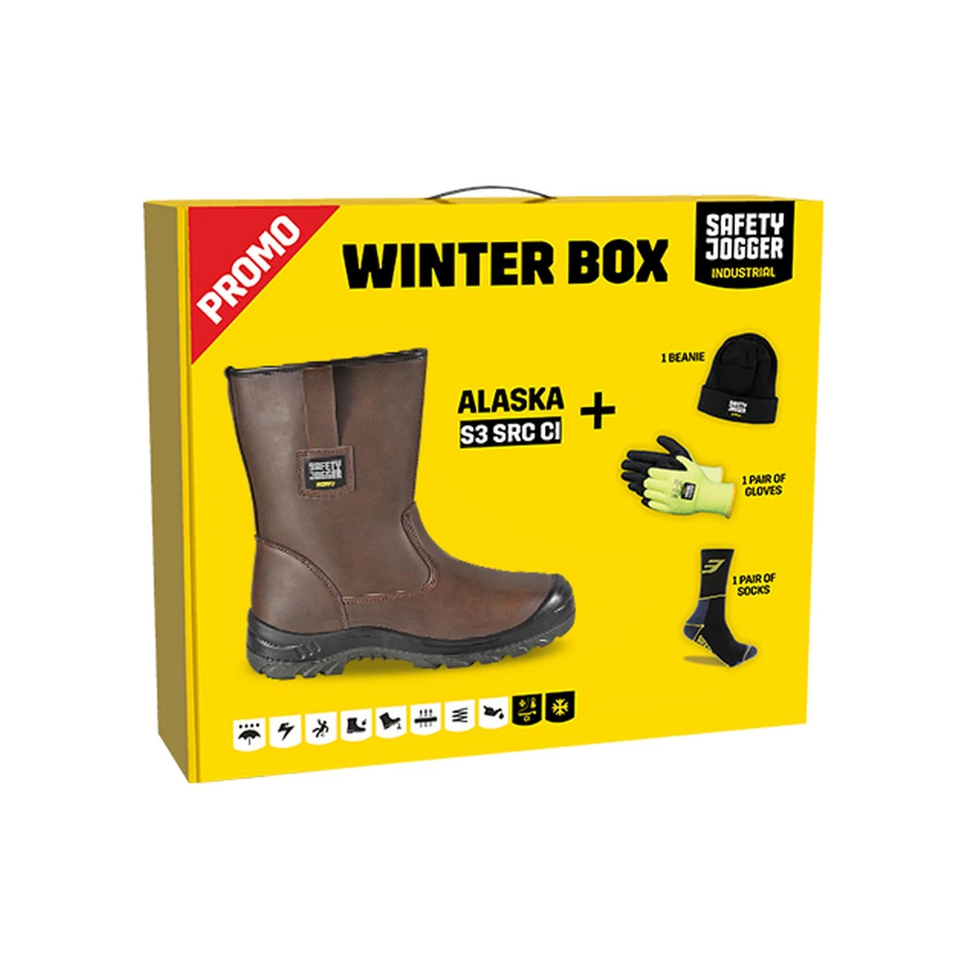 Pachet promo WINTER BOX ALASKA S3 SRC CI / Safety Jogger / Cizme de protecție și de lucru