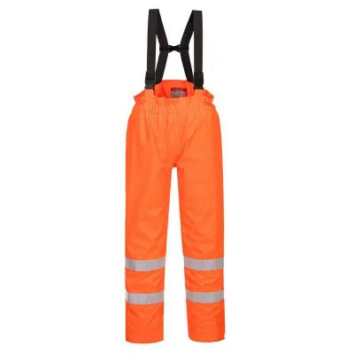 S781 - Pantaloni Bizflame Rain HiVis,  antistatici și ignifugi / Portwest / Pantaloni, salopete, colanți