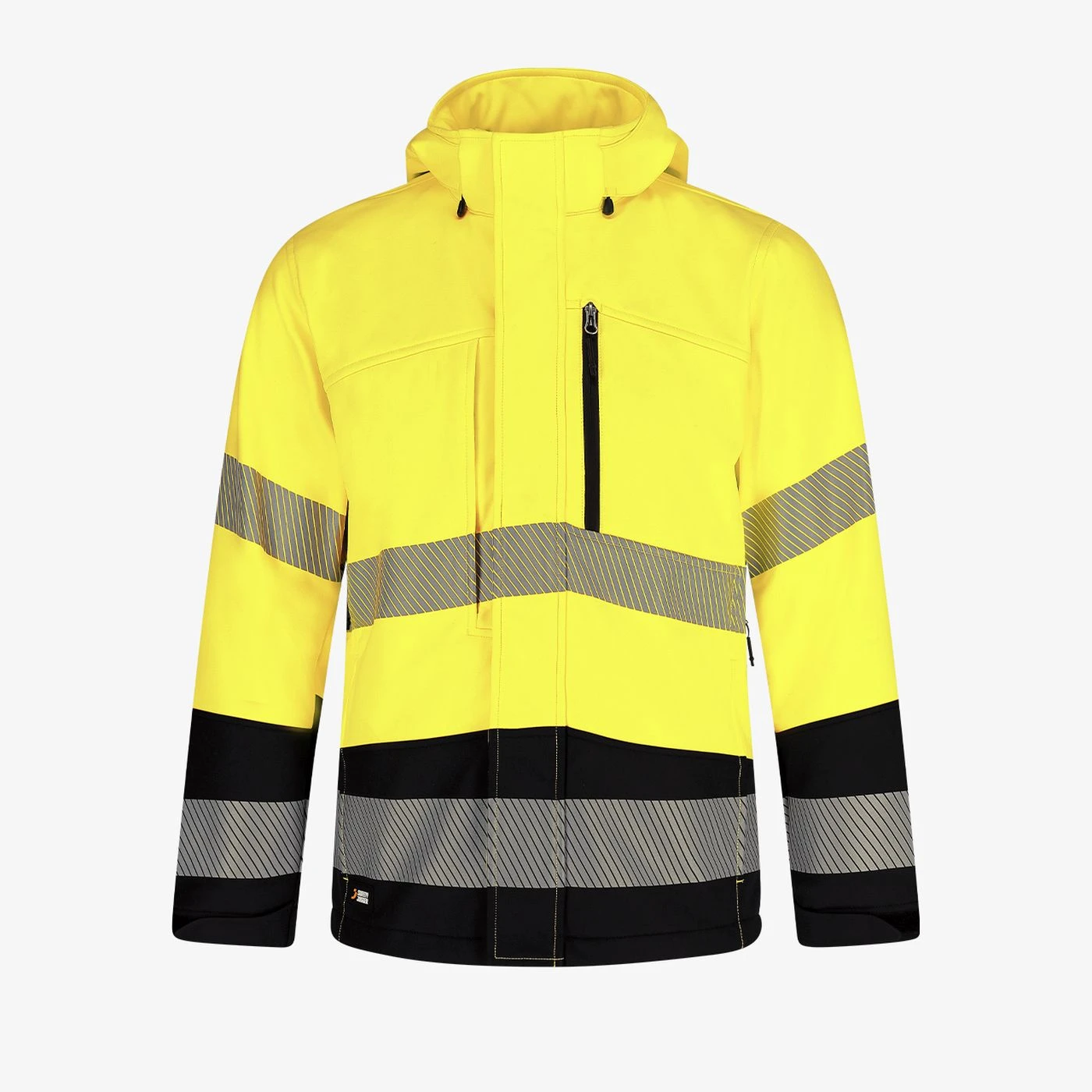 Jachetă softshell SCUTI HiVis pentru bărbați / Safety Jogger / Îmbrăcăminte HiVis și reflectorizantă