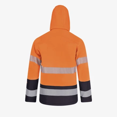 Jachetă softshell SCUTI HiVis pentru bărbați / Safety Jogger / Îmbrăcăminte HiVis și reflectorizantă