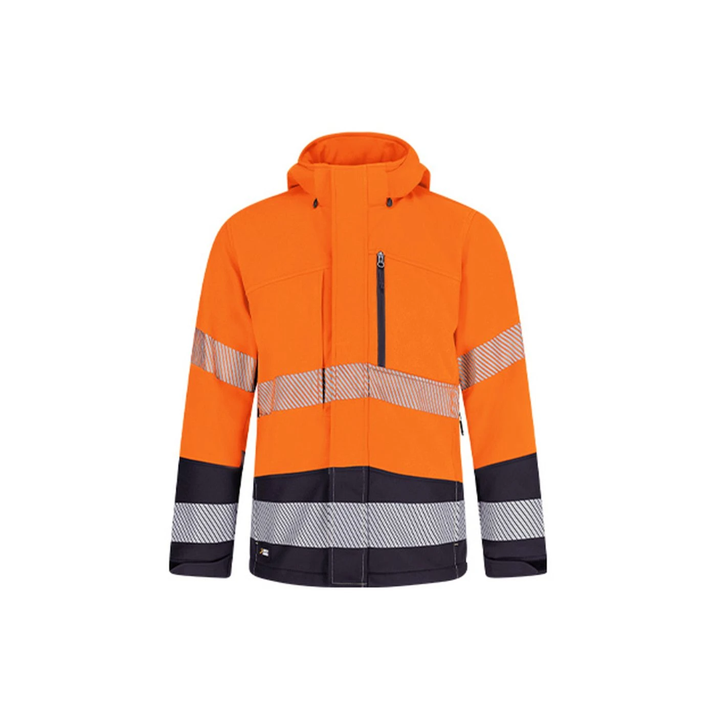 Jachetă softshell SCUTI HiVis pentru bărbați / Safety Jogger / Îmbrăcăminte HiVis și reflectorizantă