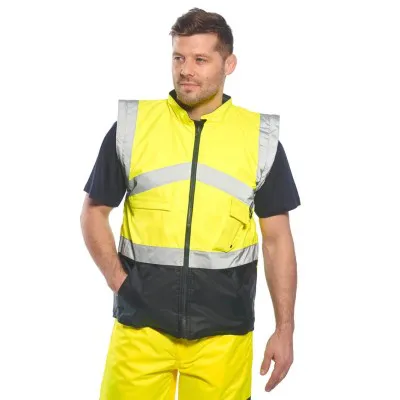 S769 - Jacheă HiVis bicoloră Reversibilă / Portwest / Jachete și geci