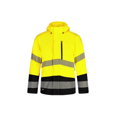 Jachetă softshell SCUTI HiVis pentru bărbați / Safety Jogger / Îmbrăcăminte HiVis și reflectorizantă