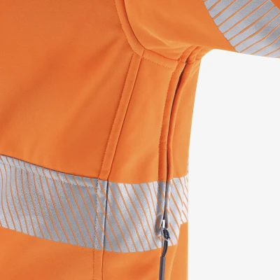 Jachetă softshell SCUTI HiVis pentru bărbați / Safety Jogger / Îmbrăcăminte HiVis și reflectorizantă