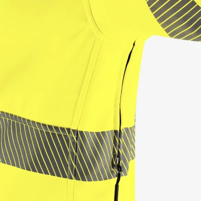 Jachetă softshell SCUTI HiVis pentru bărbați / Safety Jogger / Îmbrăcăminte HiVis și reflectorizantă