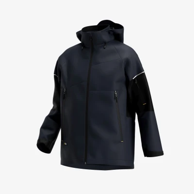 Jachetă de ploaie KASAI pentru bărbați / Safety Jogger / Îmbrăcăminte de ploaie și impermeabilă