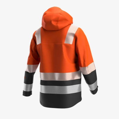 Jachetă de iarnă SCUTI HiVis pentru bărbați / Safety Jogger / Îmbrăcăminte de iarnă