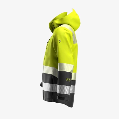 Jachetă de iarnă SCUTI HiVis pentru bărbați / Safety Jogger / Îmbrăcăminte de iarnă