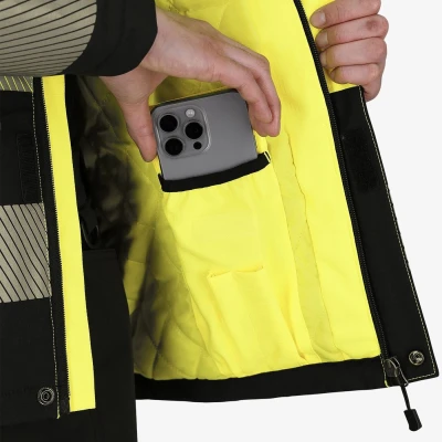 Jachetă de iarnă SCUTI HiVis pentru bărbați / Safety Jogger / Îmbrăcăminte de iarnă