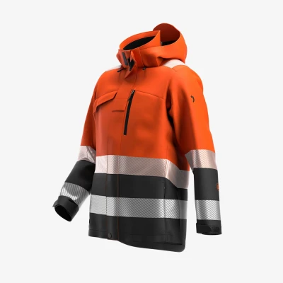 Jachetă de iarnă SCUTI HiVis pentru bărbați / Safety Jogger / Îmbrăcăminte de iarnă