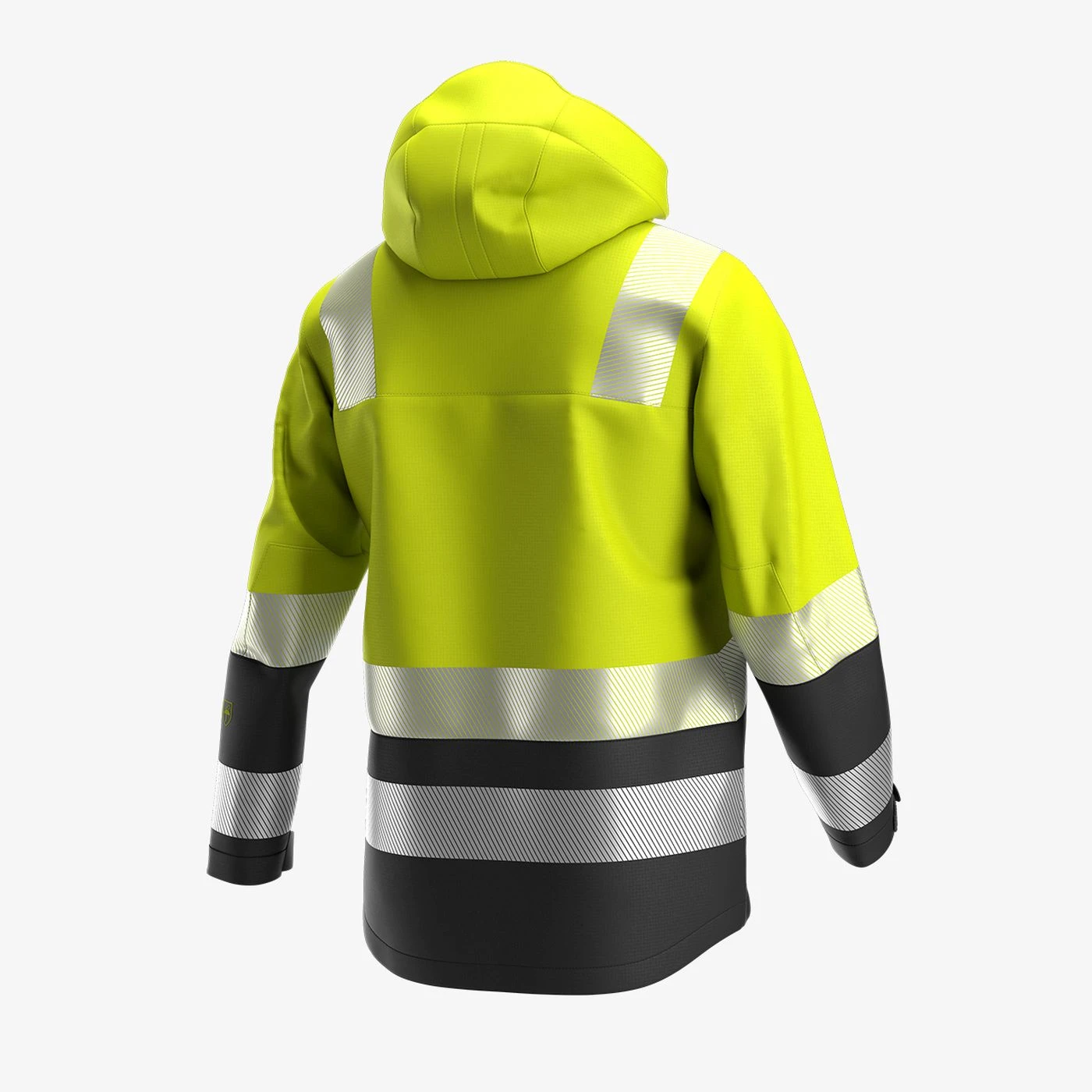 Jachetă de iarnă SCUTI HiVis pentru bărbați / Safety Jogger / Îmbrăcăminte de iarnă