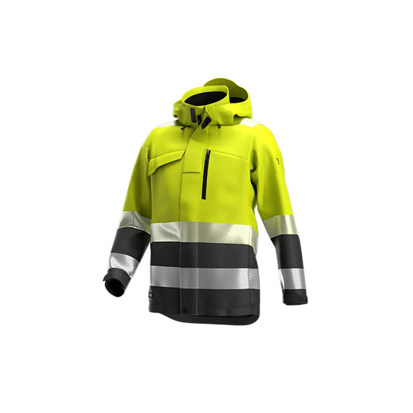 Jachetă de iarnă SCUTI HiVis pentru bărbați / Safety Jogger / Îmbrăcăminte de iarnă