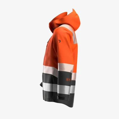 Jachetă de iarnă SCUTI HiVis pentru bărbați / Safety Jogger / Îmbrăcăminte de iarnă