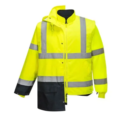 S766 - Jachetă HiVis bicoloră Essential 5-in-1 / Portwest / Jachete și geci