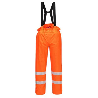 S780 - Pantaloni Bizflame Rain Hi-Vis, ignifugi și antistatici / Portwest / Pantaloni, salopete, colanți