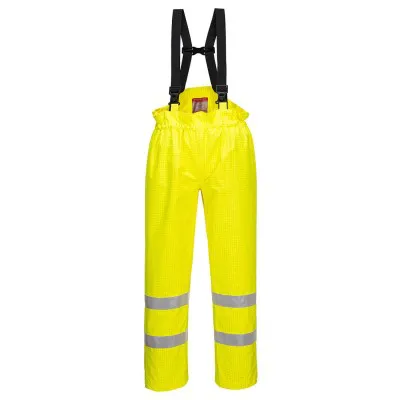 S780 - Pantaloni Bizflame Rain Hi-Vis, ignifugi și antistatici / Portwest / Pantaloni, salopete, colanți