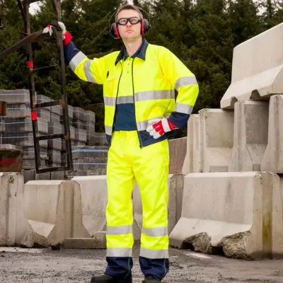 TX71 - Pantaloni Seville HiVis / Portwest / Pantaloni, salopete, colanți