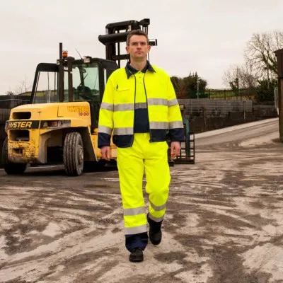 TX71 - Pantaloni Seville HiVis / Portwest / Pantaloni, salopete, colanți