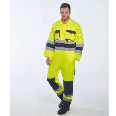 TX55 - Combinezon Nantes HiVis / Portwest / Combinezoane de lucru