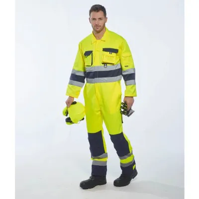TX55 - Combinezon Nantes HiVis / Portwest / Combinezoane de lucru