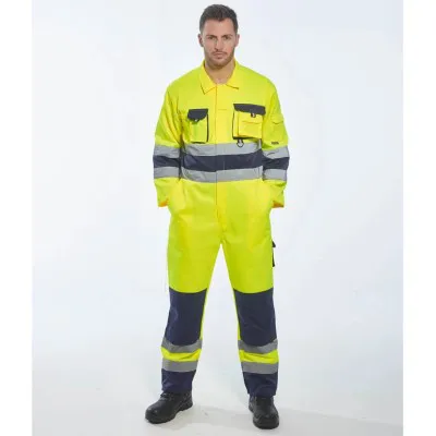 TX55 - Combinezon Nantes HiVis / Portwest / Combinezoane de lucru