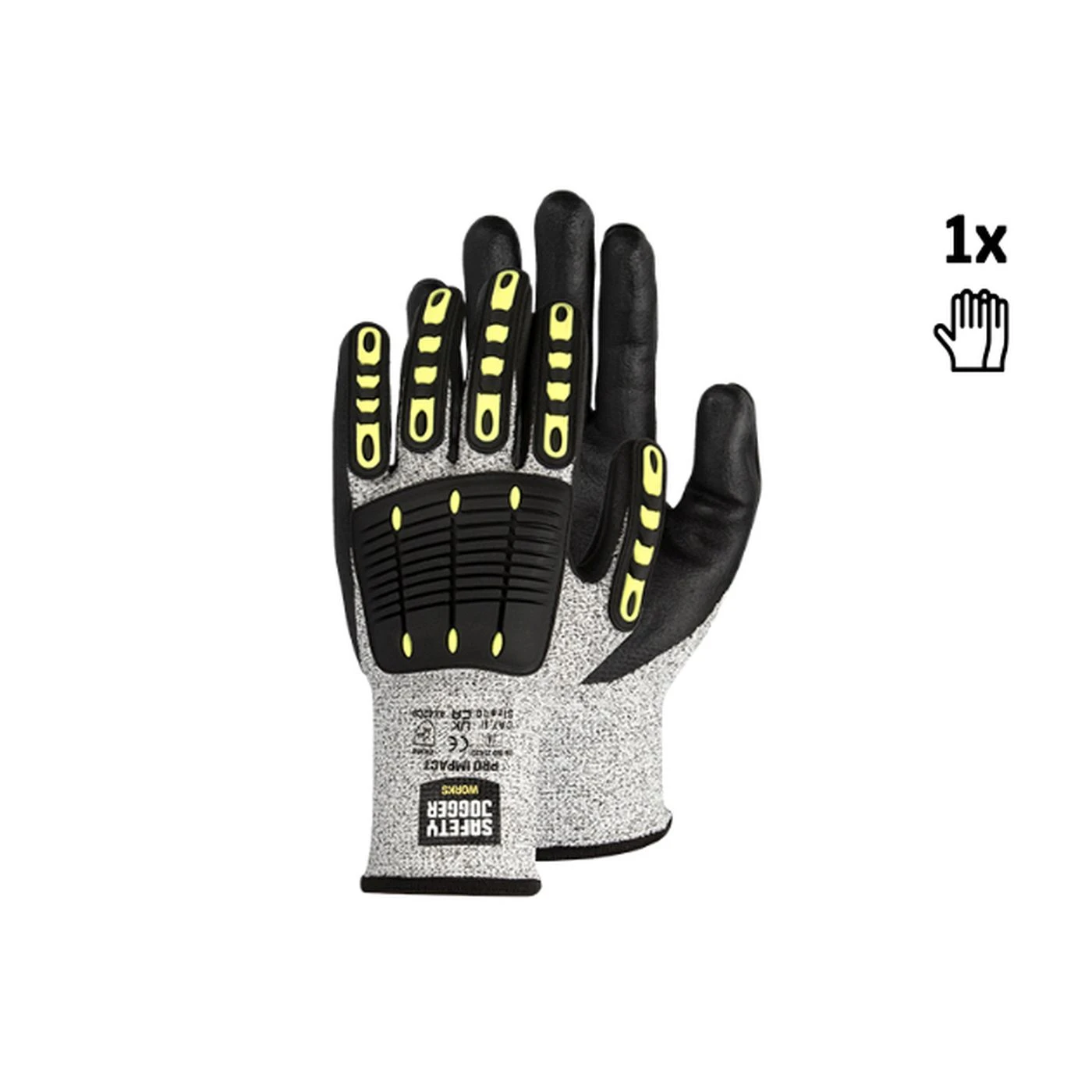 Mănuși de protecție PROIMPACT SINGLE 4X42CP / Safety Jogger / Mănuși de protecție la impact