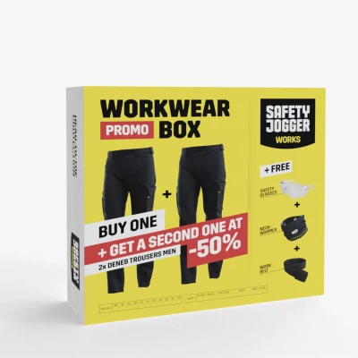 Pachet promo WORKWEAR BOX DENEB / Safety Jogger / Pantaloni, salopete, colanți
