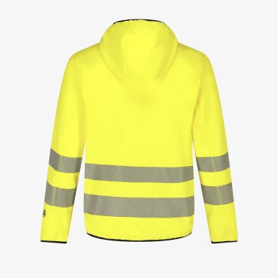 Hanorac SCUTI HiVis cu glugă și buzunare funcționale / Safety Jogger / Îmbrăcăminte HiVis și reflectorizantă