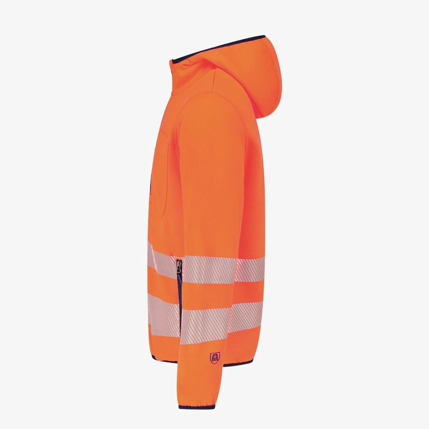 Hanorac SCUTI HiVis cu glugă și buzunare funcționale / Safety Jogger / Îmbrăcăminte HiVis și reflectorizantă