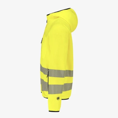 Hanorac SCUTI HiVis cu glugă și buzunare funcționale / Safety Jogger / Îmbrăcăminte HiVis și reflectorizantă