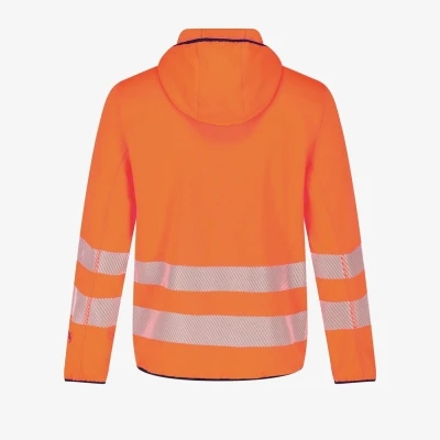 Hanorac SCUTI HiVis cu glugă și buzunare funcționale / Safety Jogger / Îmbrăcăminte HiVis și reflectorizantă
