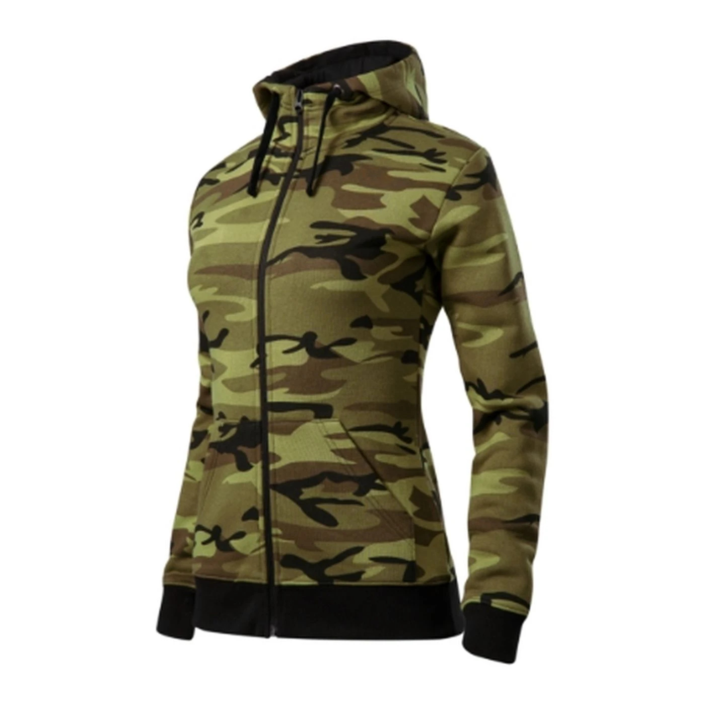Hanorac pentru damă CAMO ZIPPER / Malfini / Hanorace, bluze softshell, polar și fleece