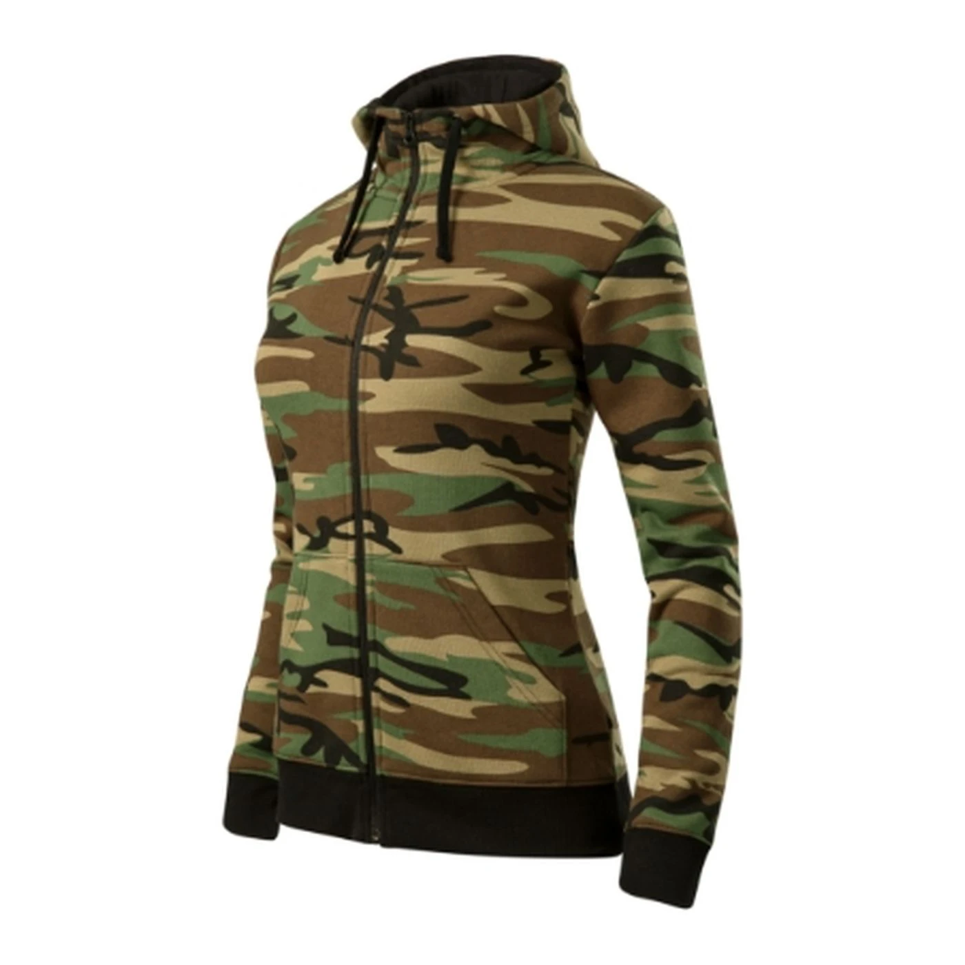 Hanorac pentru damă CAMO ZIPPER / Malfini / Hanorace, bluze softshell, polar și fleece