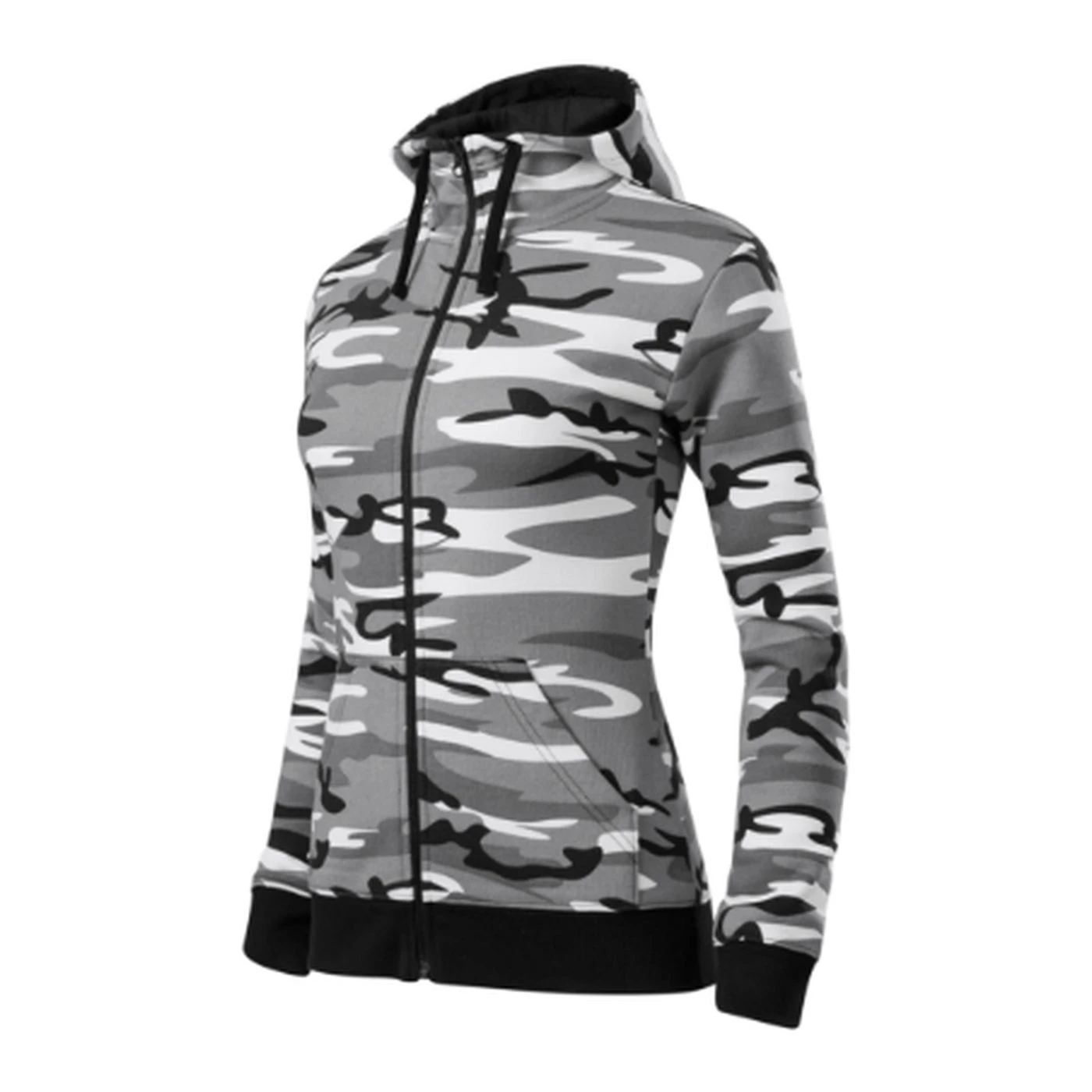 Hanorac pentru damă CAMO ZIPPER / Malfini / Hanorace, bluze softshell, polar și fleece