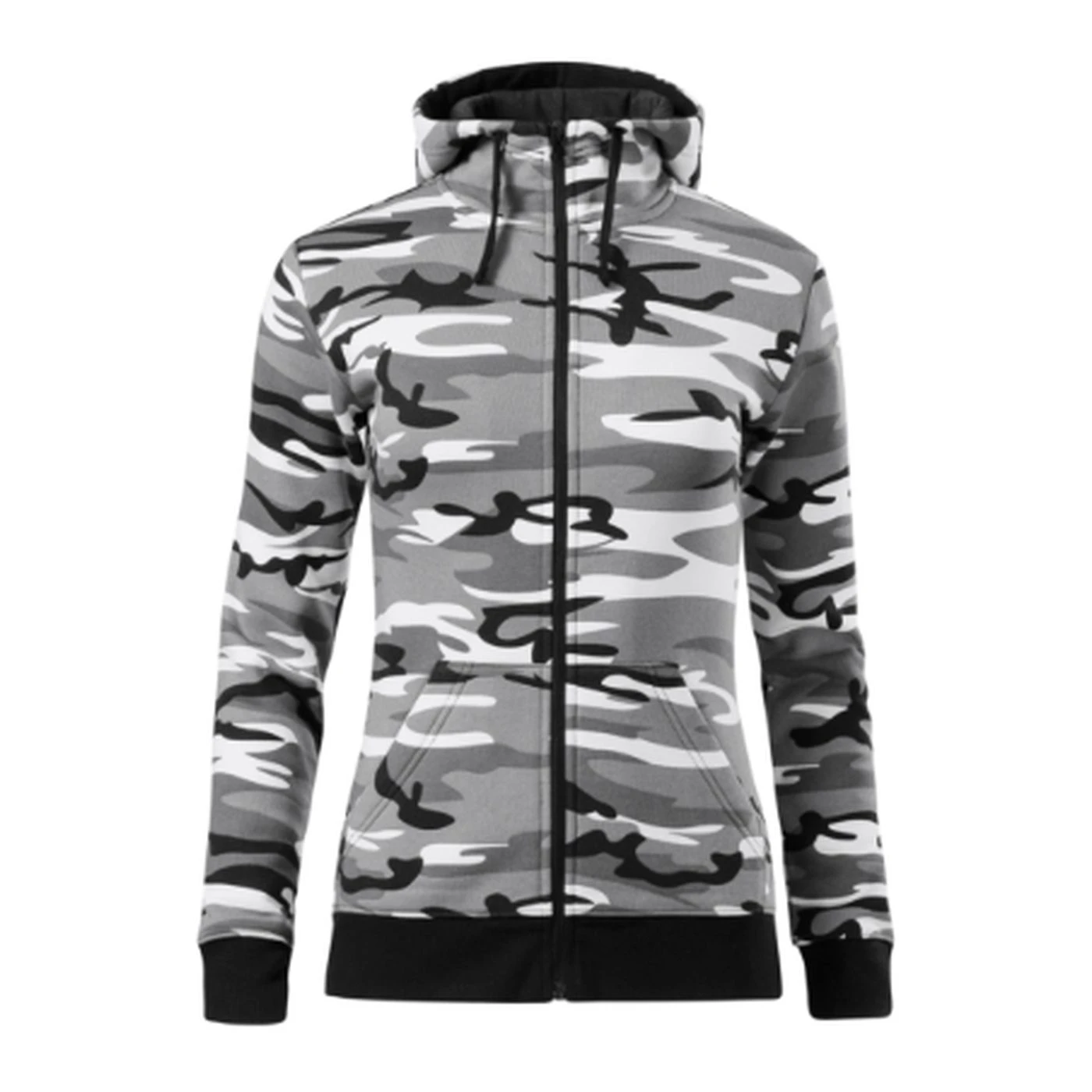 Hanorac pentru damă CAMO ZIPPER / Malfini / Hanorace, bluze softshell, polar și fleece